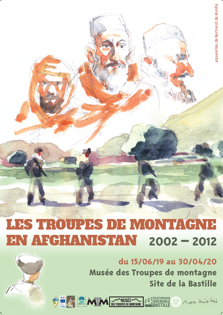 Affiche Les Troupes de Montagne en Afghanistan