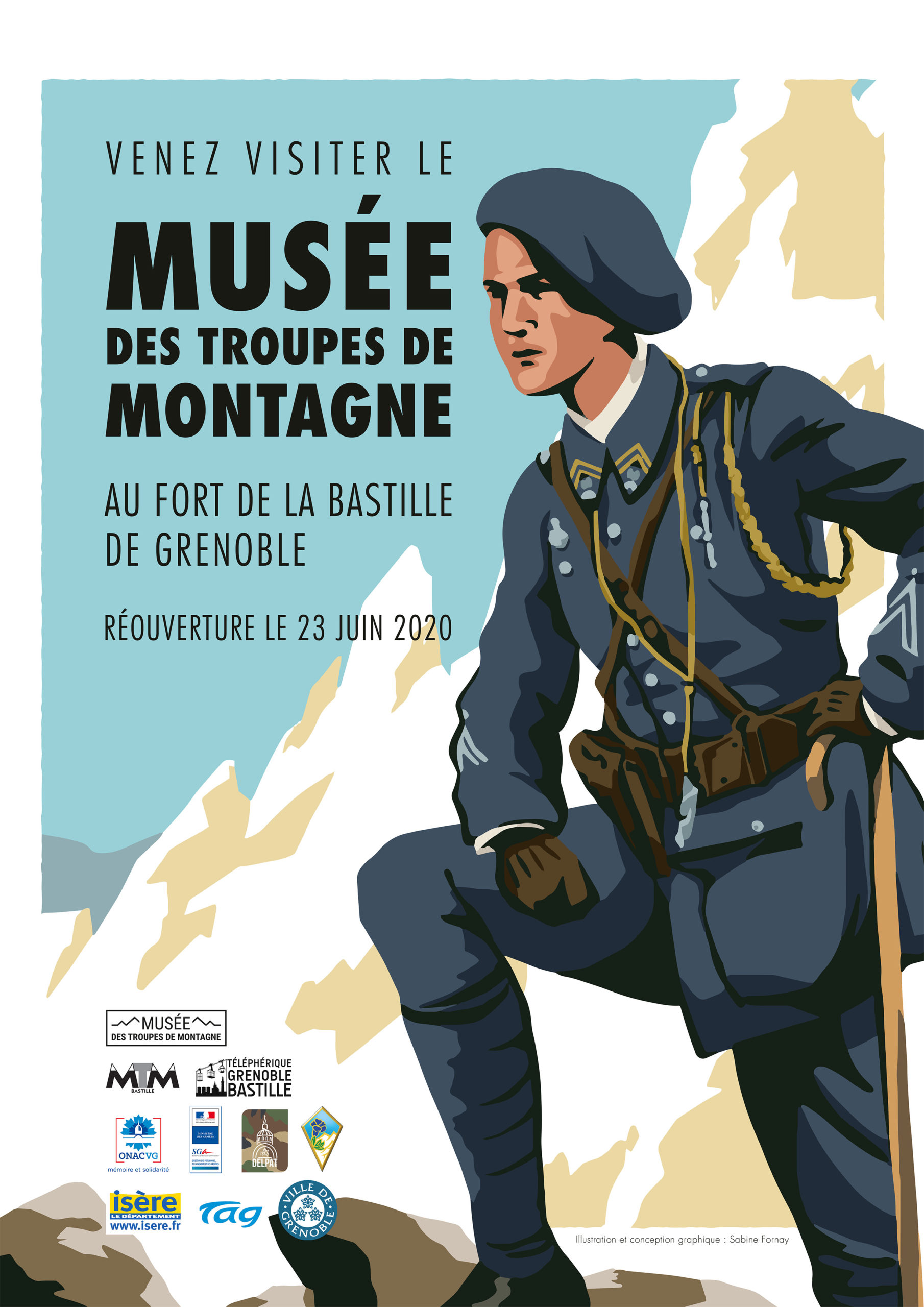 Affiche Armées des alpes, armées invaincues