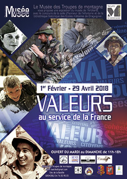 Affiche valeurs, au service de la France