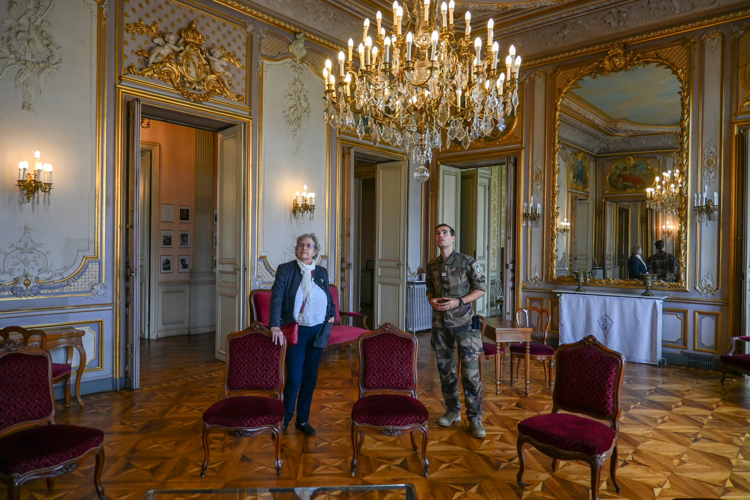 Visite de la Princesse Marie d'Orléans