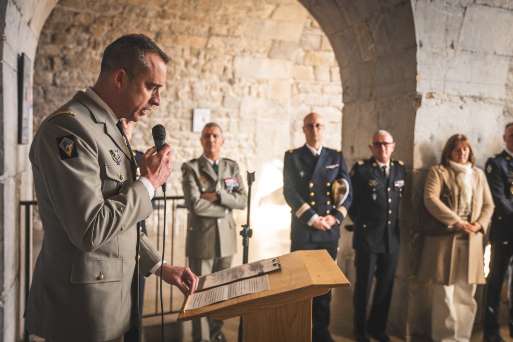 Inauguration de l'exposition sur le Groupe militaire de haute montagne
